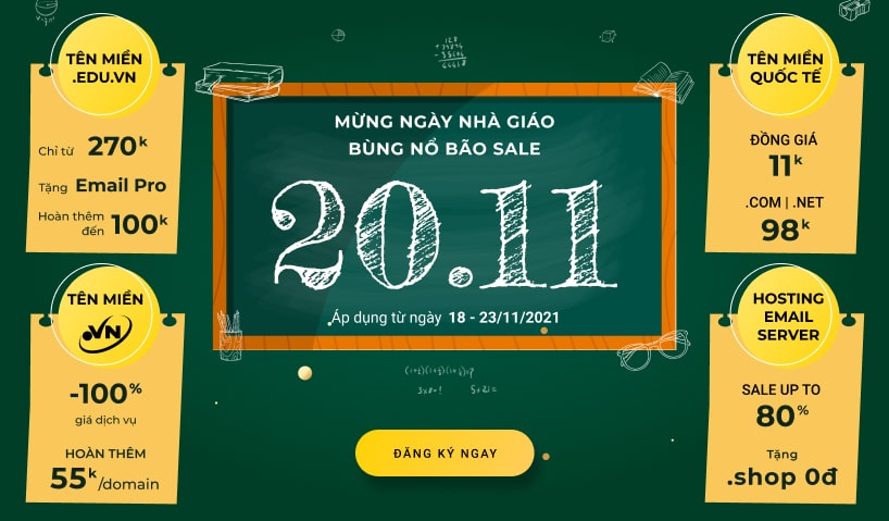 MỪNG NGÀY NHÀ GIÁO - BÙNG NỔ BÃO SALE